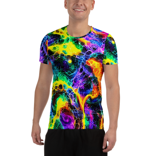 Men's Athletic T-Shirt - Vivid Veil