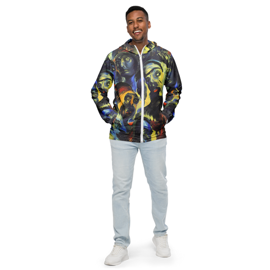 Men's Windbreaker - Cosmic Visages