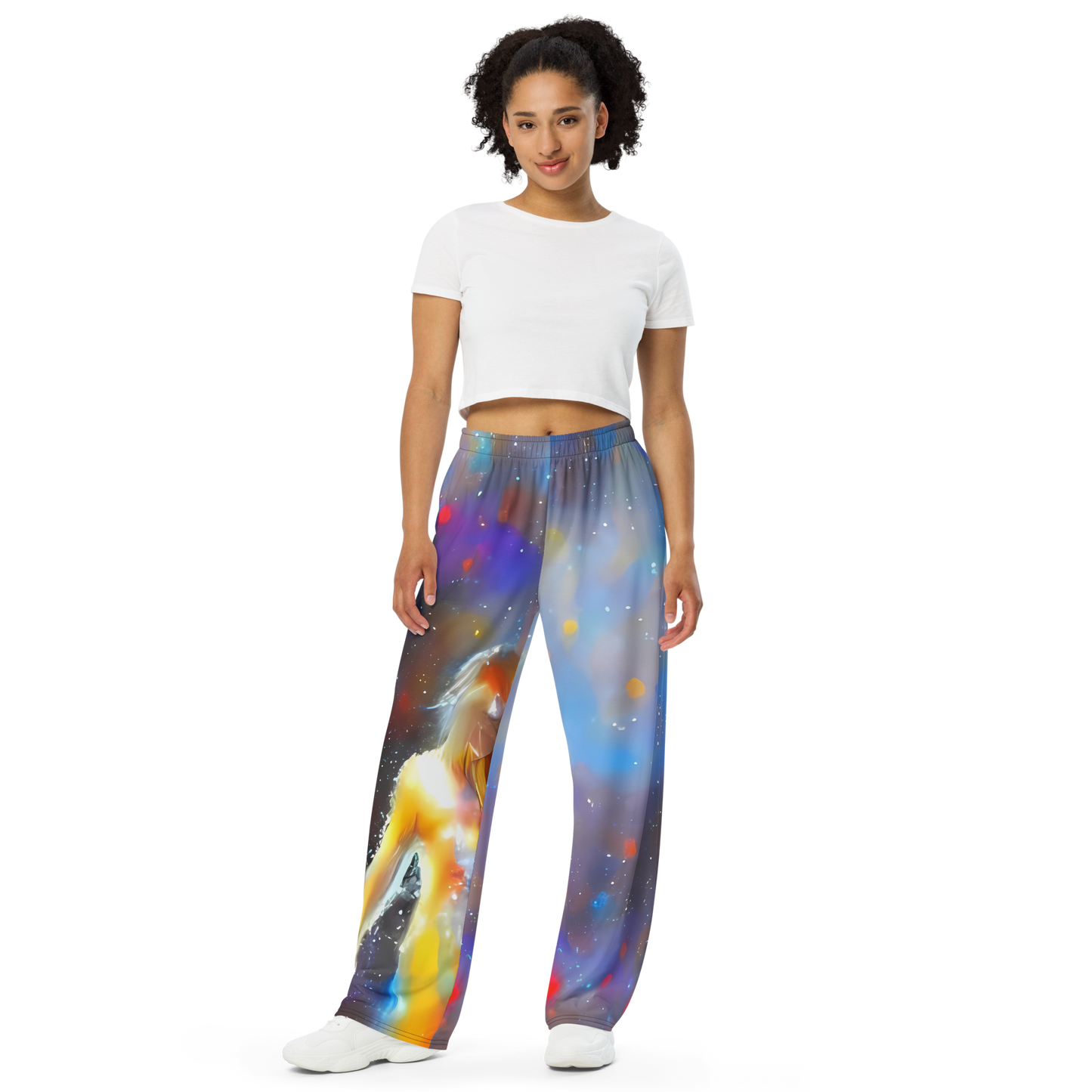 Wide-Leg Pants - Impressionist Drift