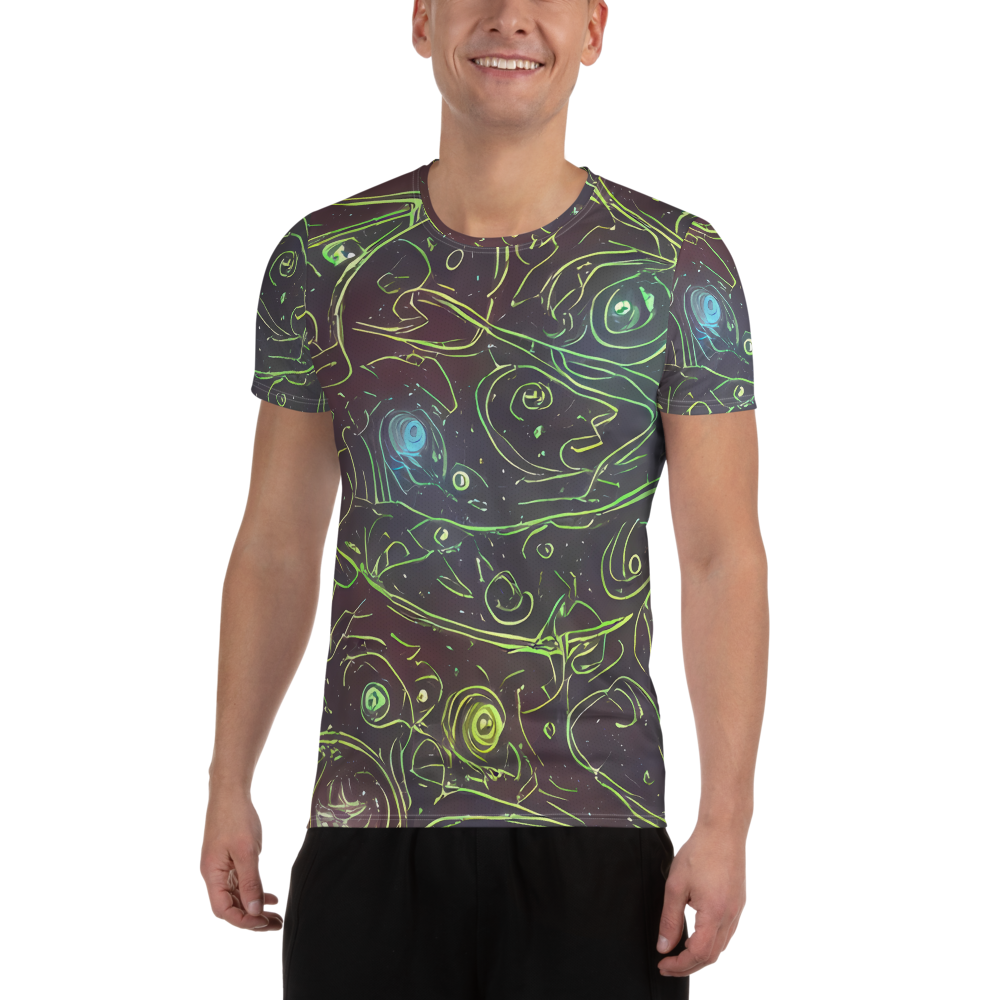 Men's Athletic T-Shirt - Starfield Scrolls