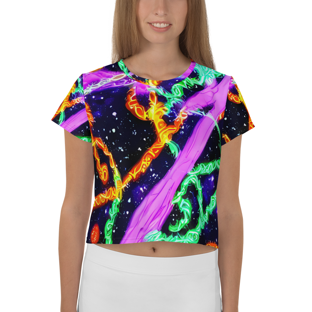 Women's Crop Tee - Enckell's Nebula