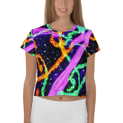 Women's Crop Tee - Enckell's Nebula