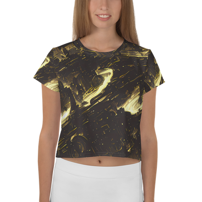 Women's Crop Tee - Oceanic Echo