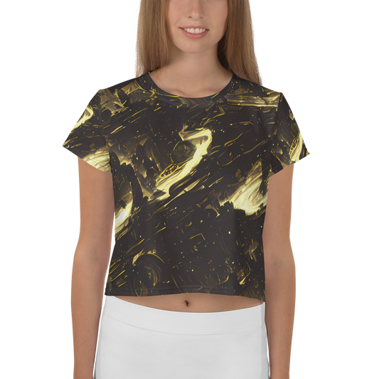 Women's Crop Tee - Oceanic Echo