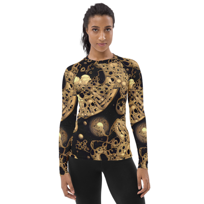 Women's Rash Guard - Baroque Orbit