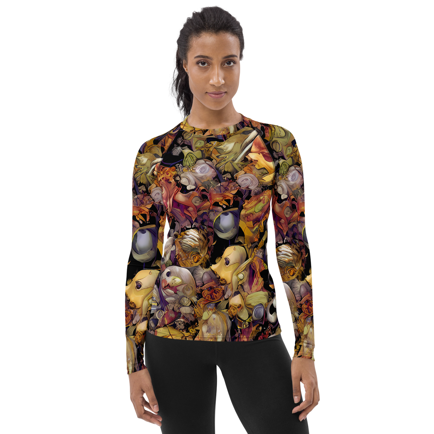 Women's Rash Guard - Arcimboldo Abundance