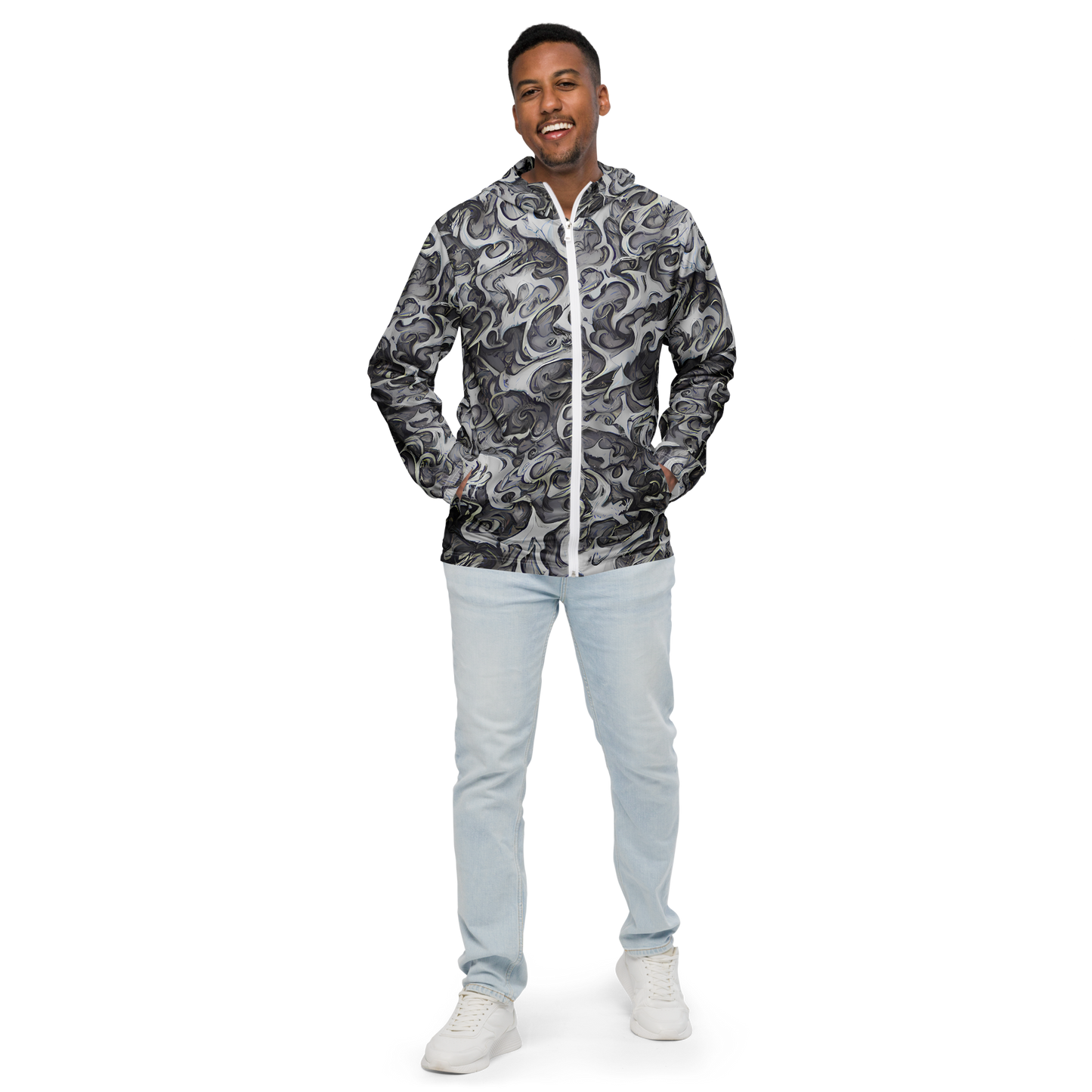 Men's Windbreaker - Mashburn Swirls