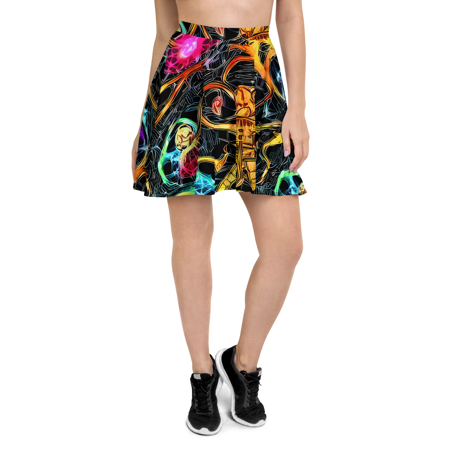 Skater Skirt - Psychedelic Pulsar