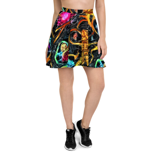 Skater Skirt - Psychedelic Pulsar