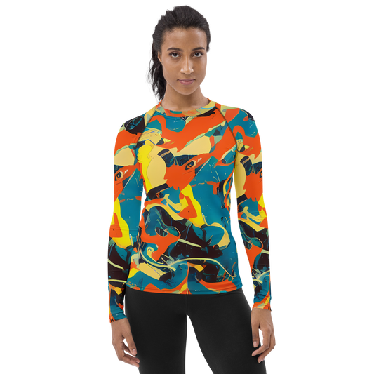 Women's Rash Guard - Abstract Tango