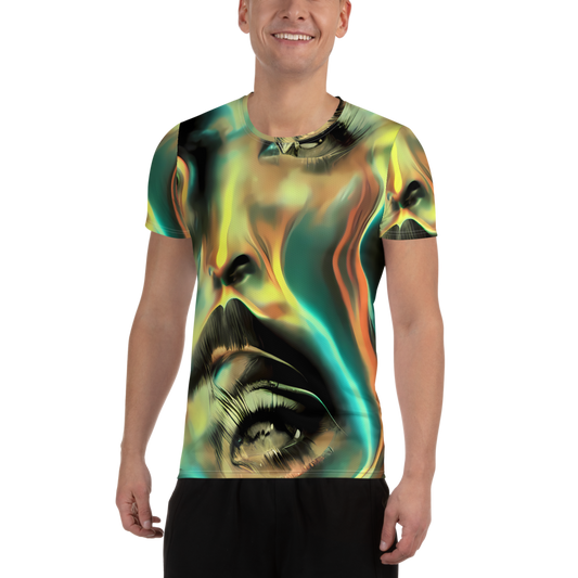 Men's Athletic T-Shirt - Newtonian Visage