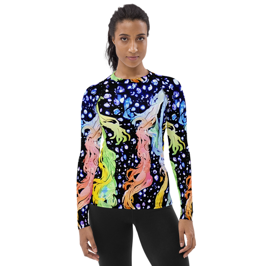 Women's Rash Guard - Celestial Serenade