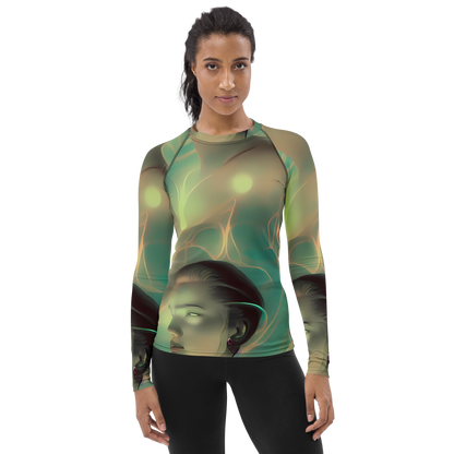 Women's Rash Guard - Spectral Whisper