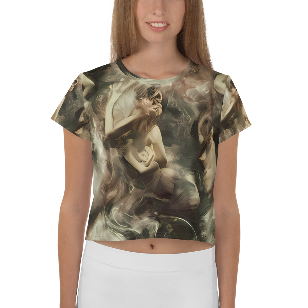 Women's Crop Tee - Ceramic Swirl