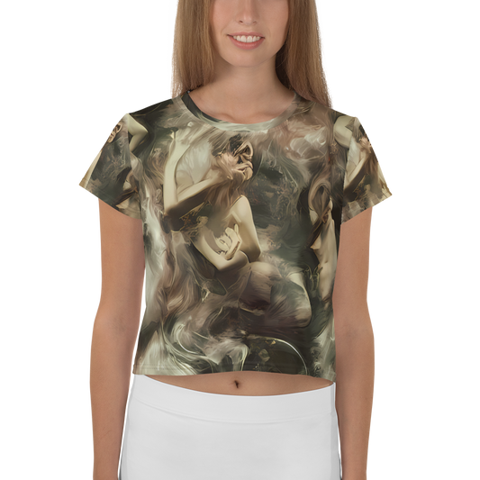 Women's Crop Tee - Ceramic Swirl