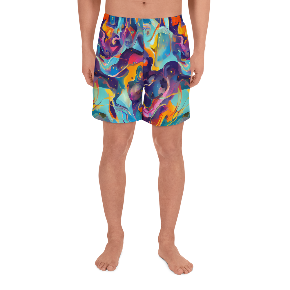 Men's Athletic Shorts - Whimsical Fusion