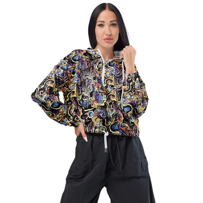 Women's Cropped Windbreaker - Grosz Galaxy