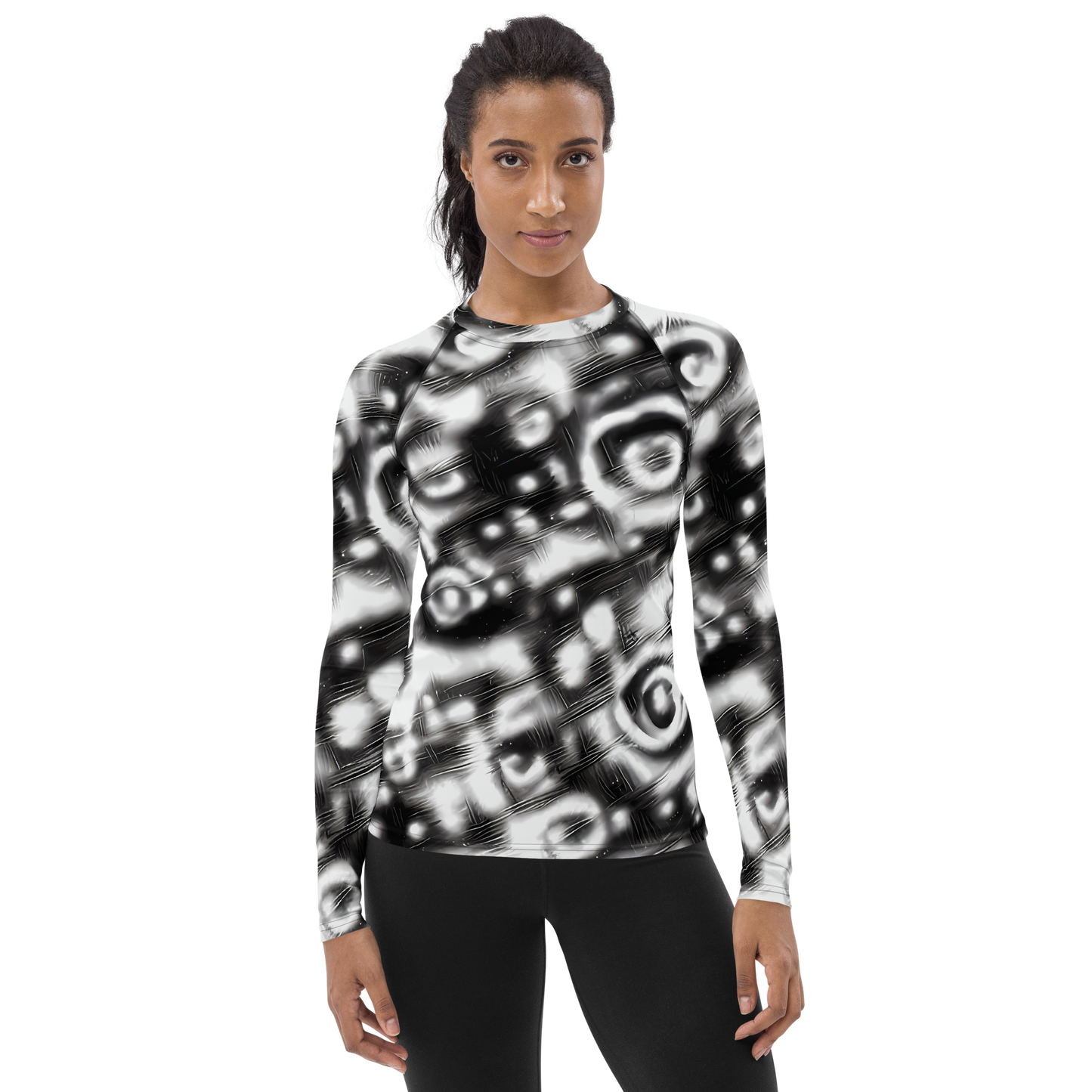 Women's Rash Guard - Bernhard Swirl