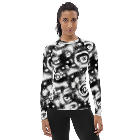 Women's Rash Guard - Bernhard Swirl