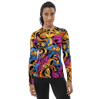 Women's Rash Guard - Bosschaert Whorls