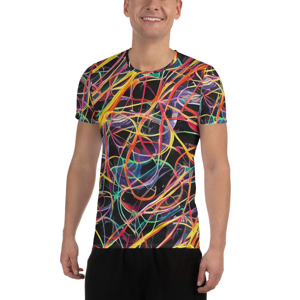 Men's Athletic T-Shirt - Acconci Twirl