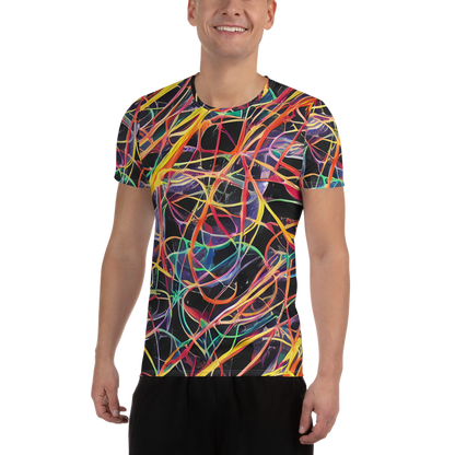 Men's Athletic T-Shirt - Acconci Twirl