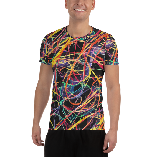 Men's Athletic T-Shirt - Acconci Twirl