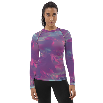 Women's Rash Guard - Dreamscape Swirl