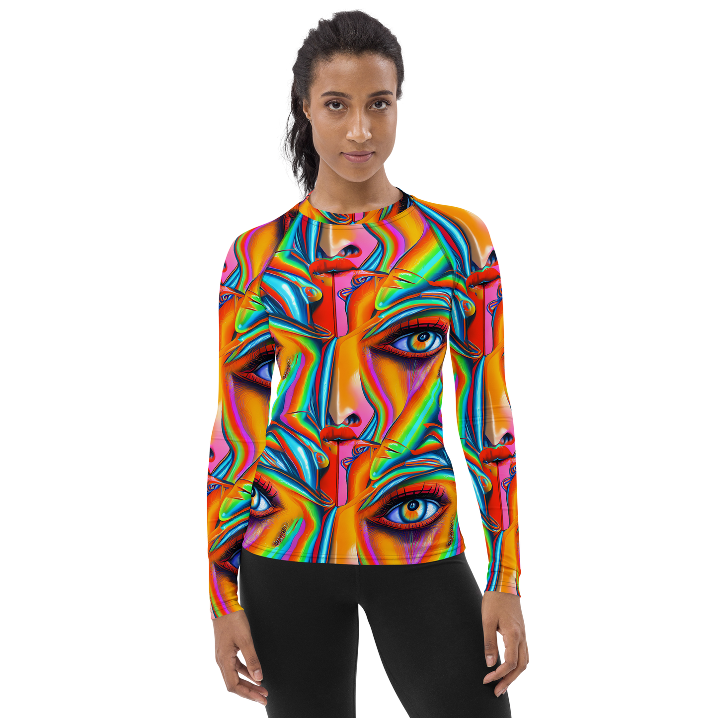 Women's Rash Guard - Kaleidovisions