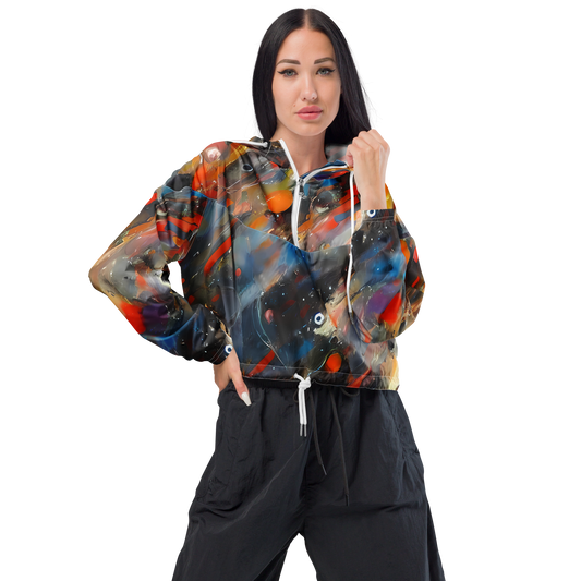 Women's Cropped Windbreaker - Palette Rush