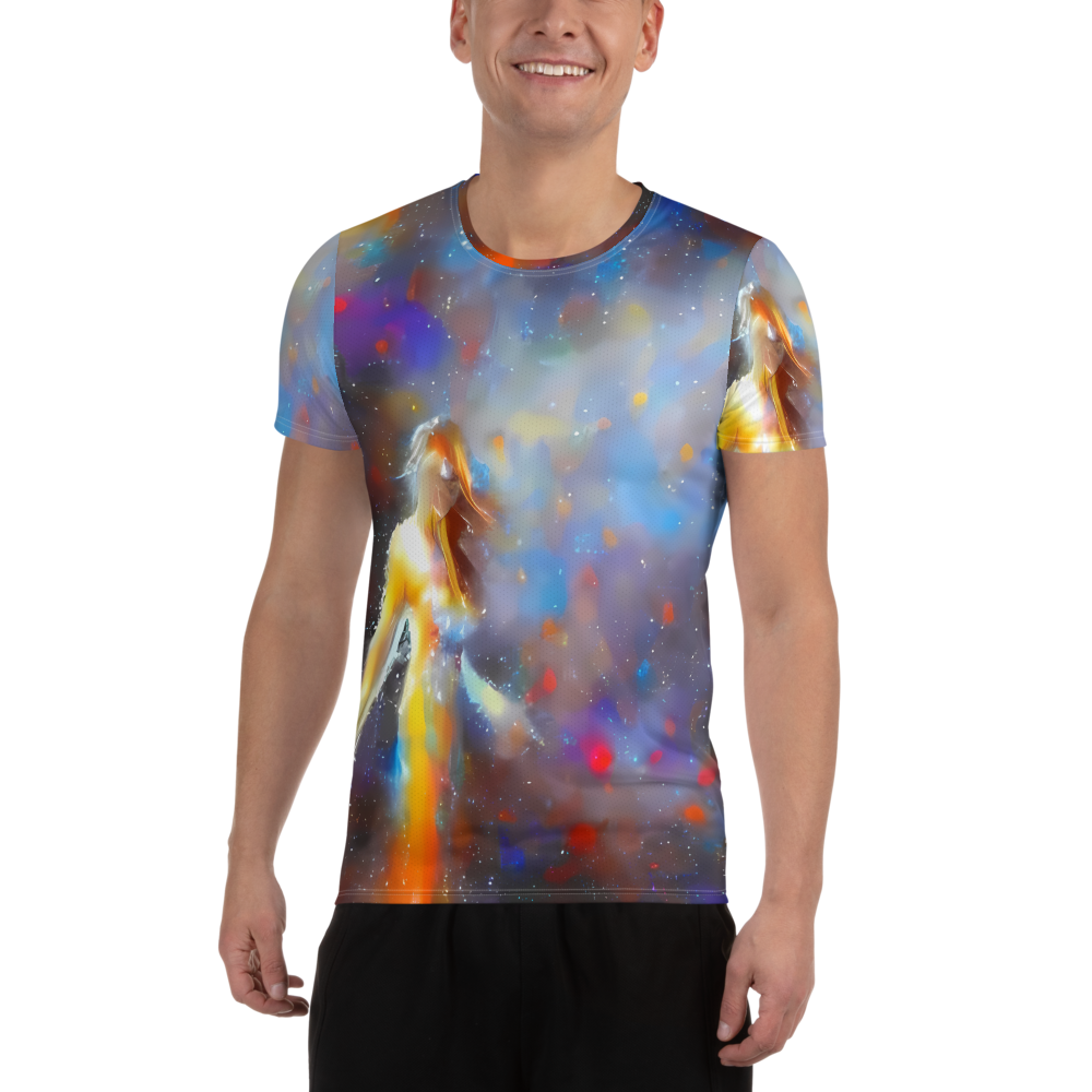 Men's Athletic T-Shirt - Impressionist Drift