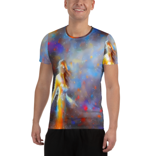 Men's Athletic T-Shirt - Impressionist Drift