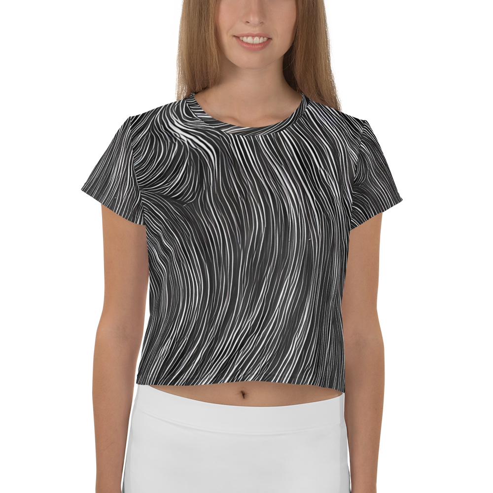 Women's Crop Tee - Wirth Waves