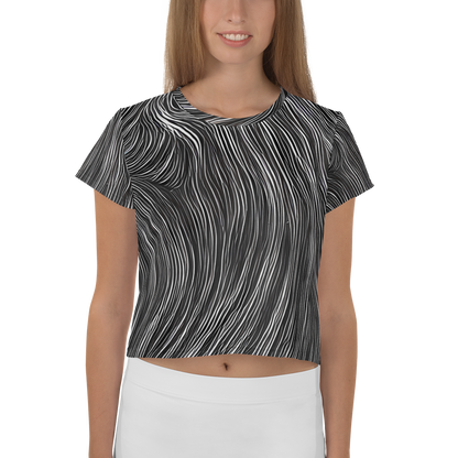 Women's Crop Tee - Wirth Waves