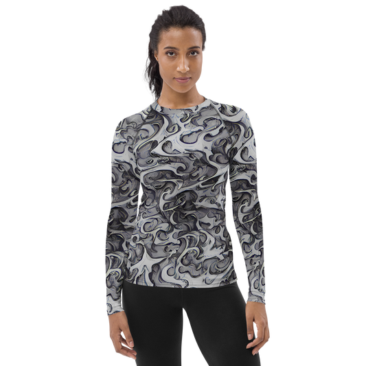 Women's Rash Guard - Mashburn Swirls