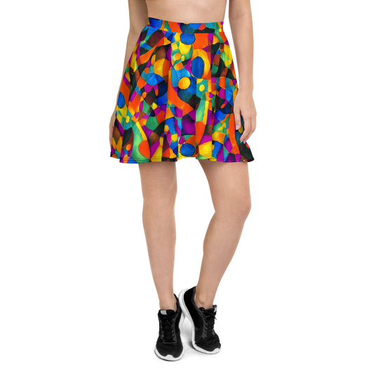 Skater Skirt - Galactic Jigsaw