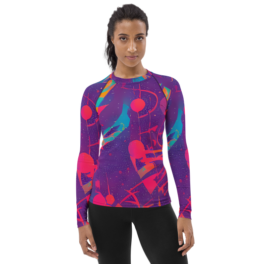 Women's Rash Guard - Spheric Rhapsody