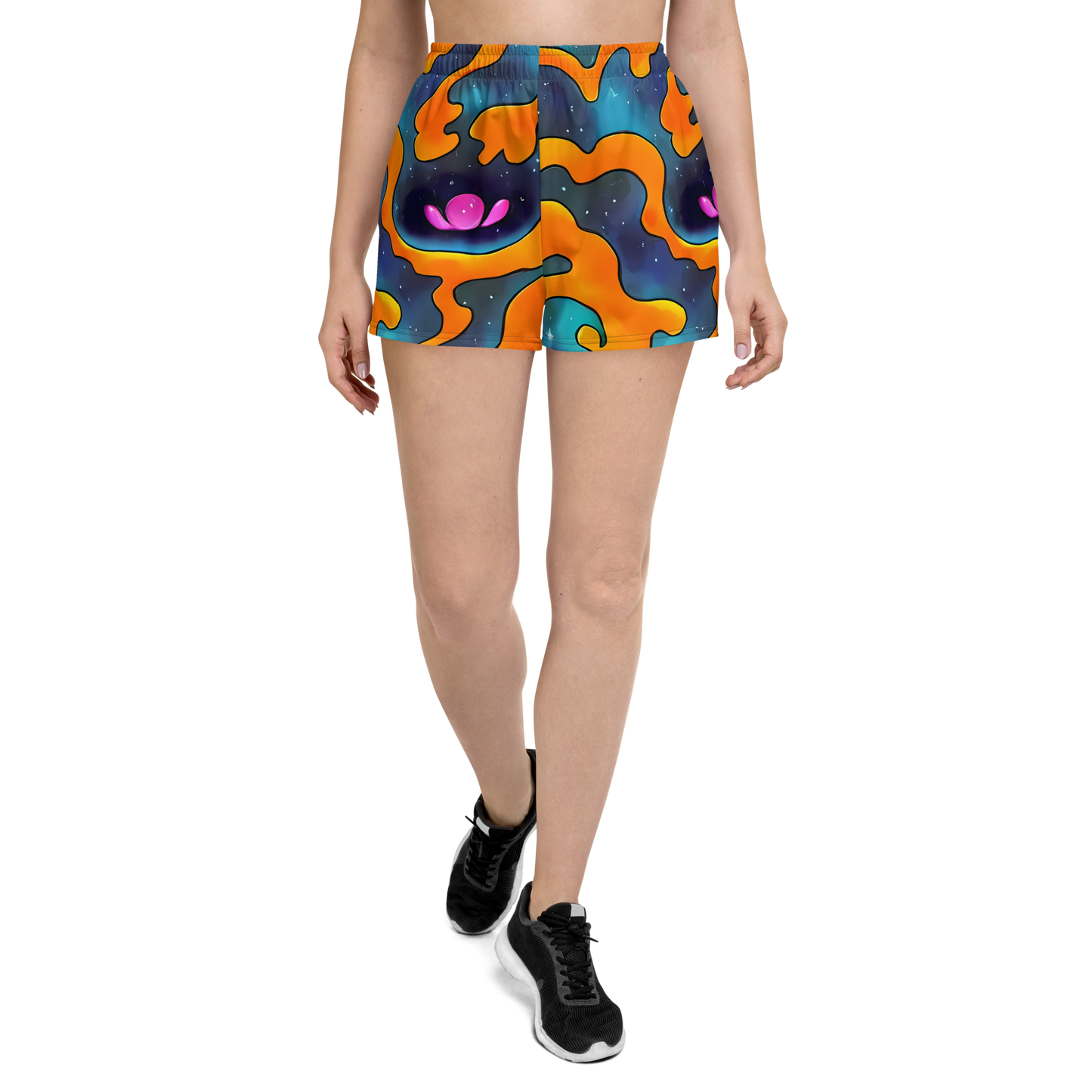 Women’s Athletic Shorts - Criswell Cosmos