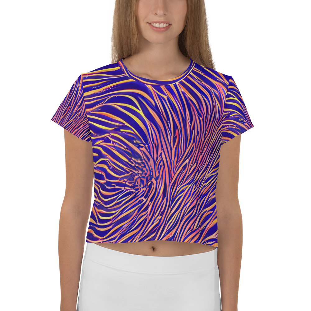 Women's Crop Tee - Vortex Strands