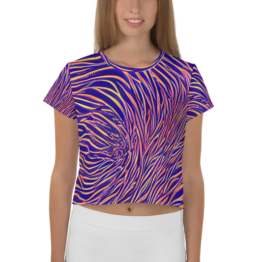 Women's Crop Tee - Vortex Strands