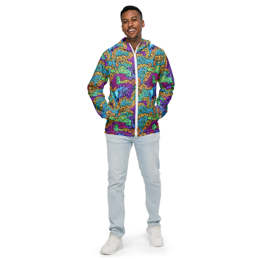 Men's Windbreaker - Intergalactic Graffiti