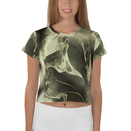 Women's Crop Tee - Biomech Whirl