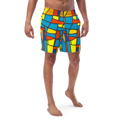 Swim Trunks - Mondrian Mesh