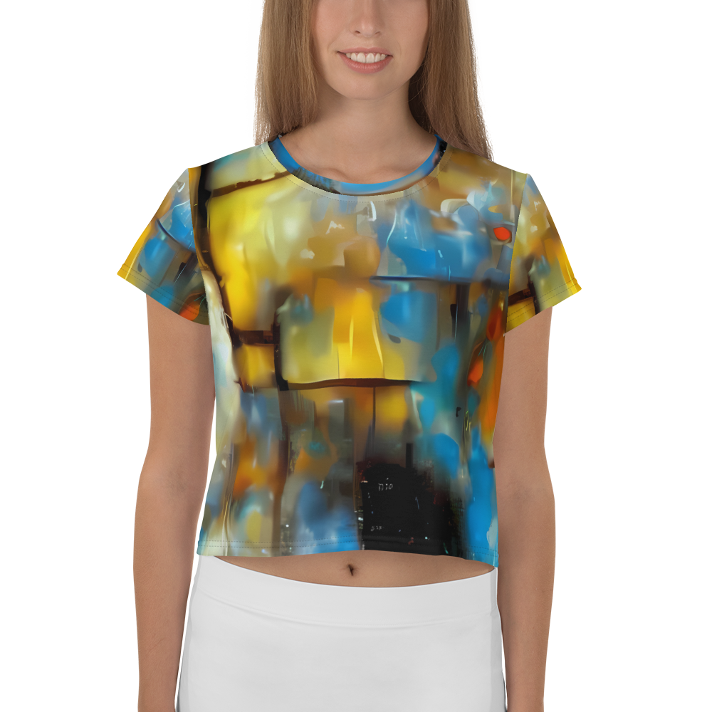 Women's Crop Tee - Kohn Cubism