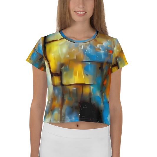 Women's Crop Tee - Kohn Cubism