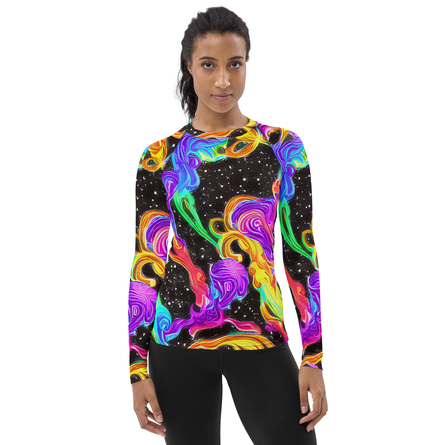 Women's Rash Guard - Yuan Whirls