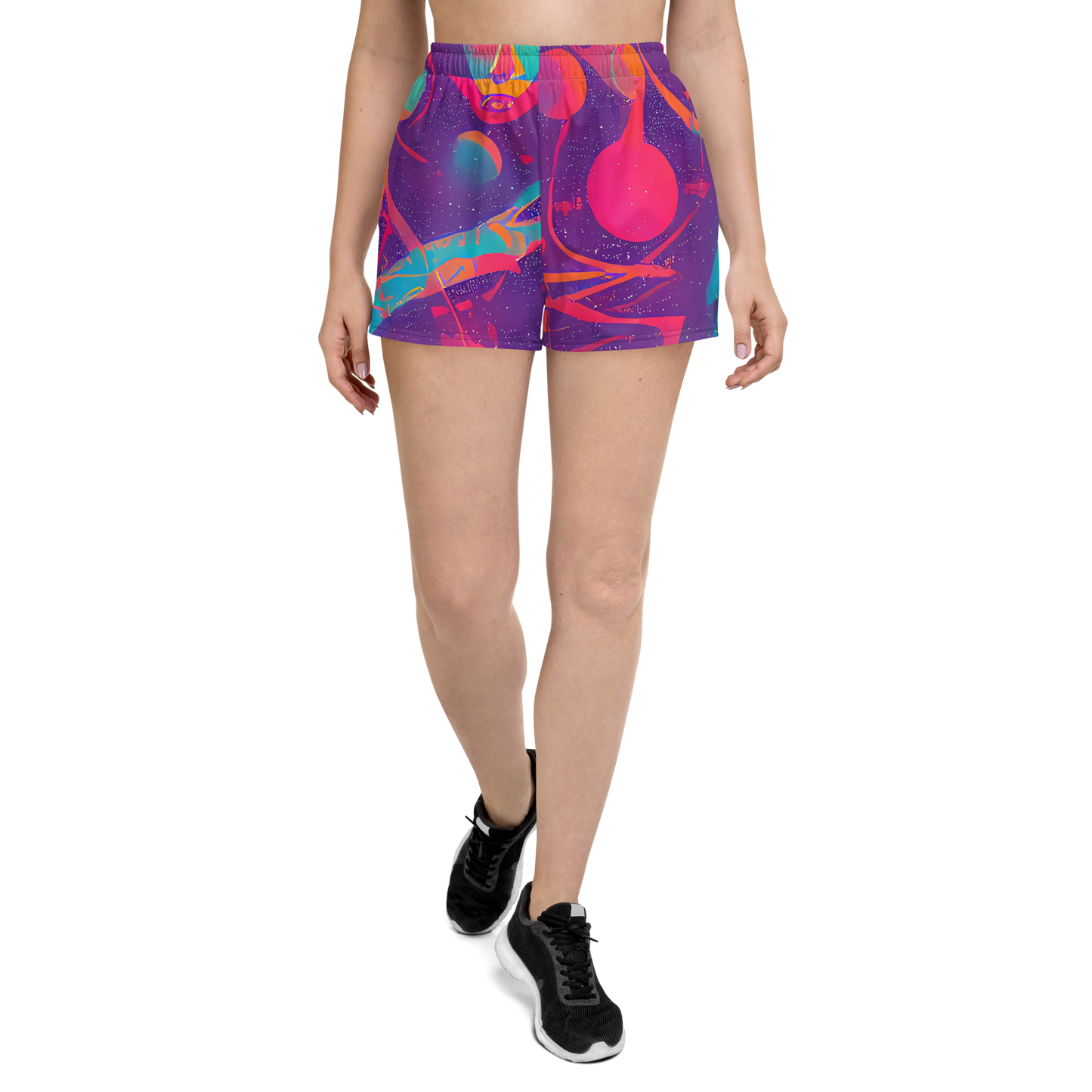 Women’s Athletic Shorts - Spheric Rhapsody