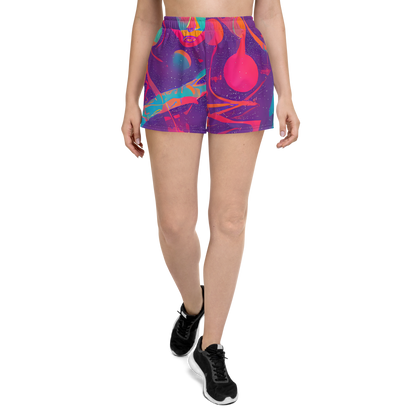 Women’s Athletic Shorts - Spheric Rhapsody