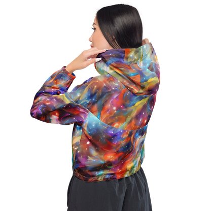 Women's Cropped Windbreaker - Esao's Eddies