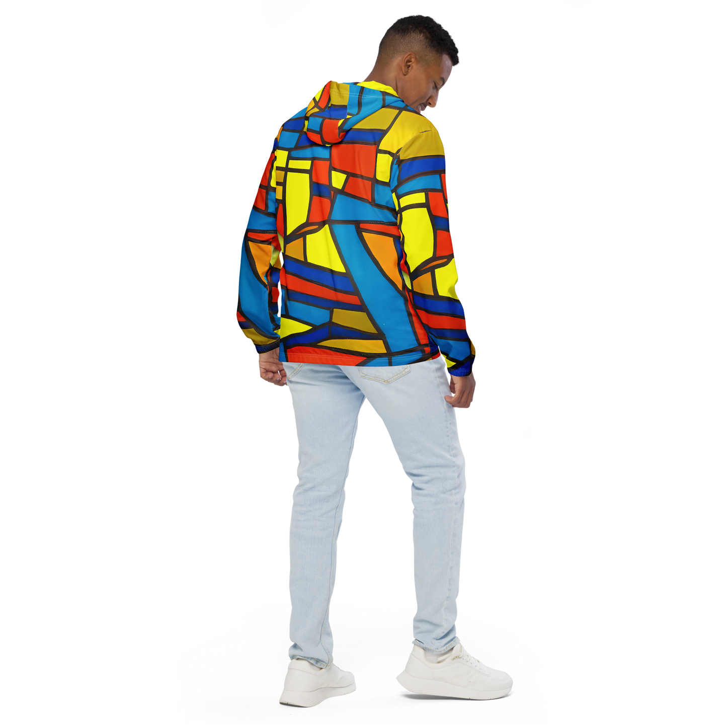 Men's Windbreaker - Mondrian Mesh